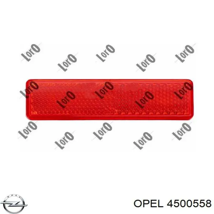 Катафот (відбивач) заднього бампера Opel 4500558 ціна, від 8.25 USD