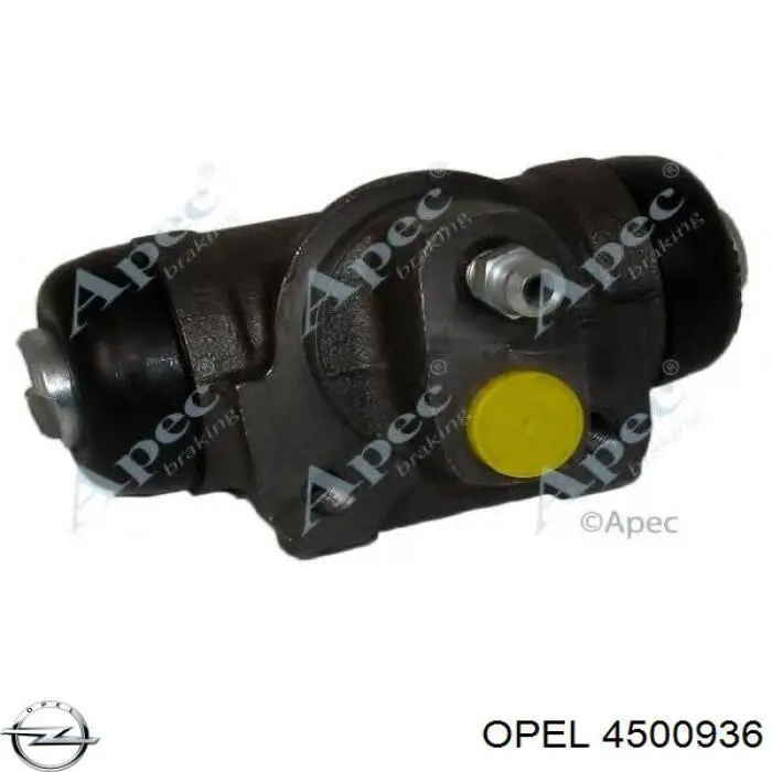 4500936 Opel Циліндр гальмівний колісний/робітник, задній