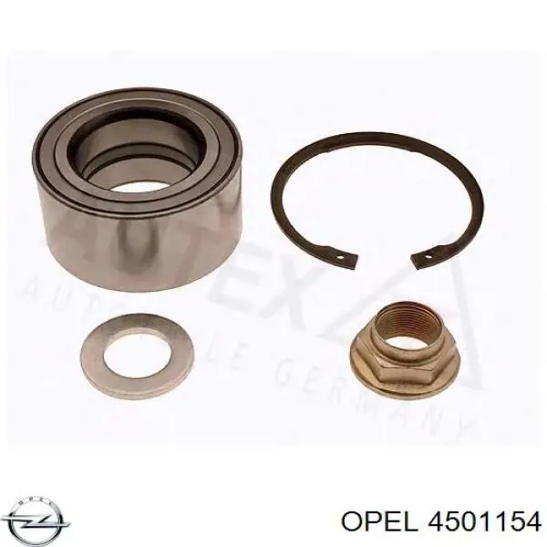 Купити 4501154 Opel Підшипник ступиці передньої