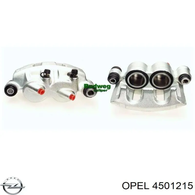 Супорт гальмівний, передній, правий Opel 4501215