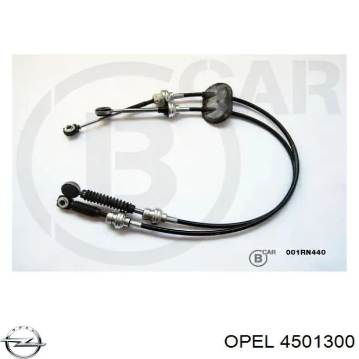 Трос перемикання передач, здвоєний Opel 4501300 ціна, від 58.10 USD