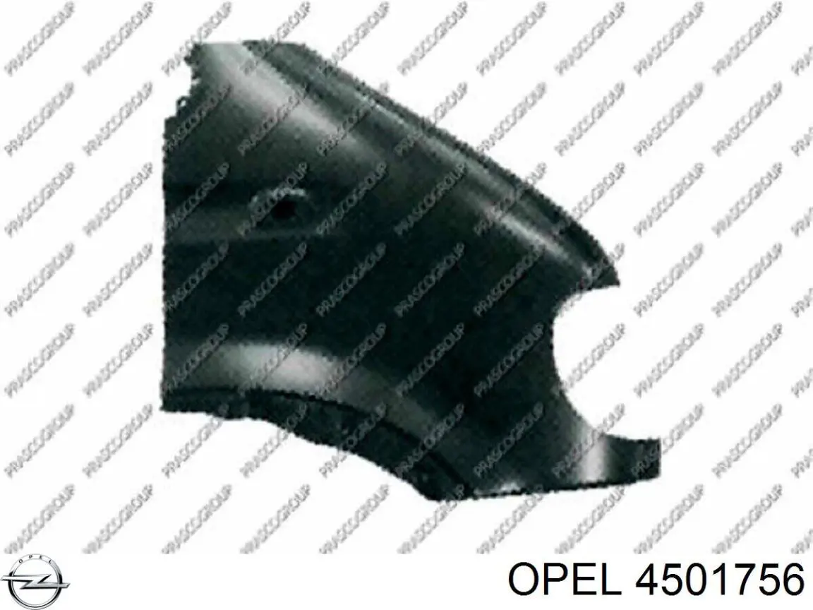 9162056 Opel крило переднє праве