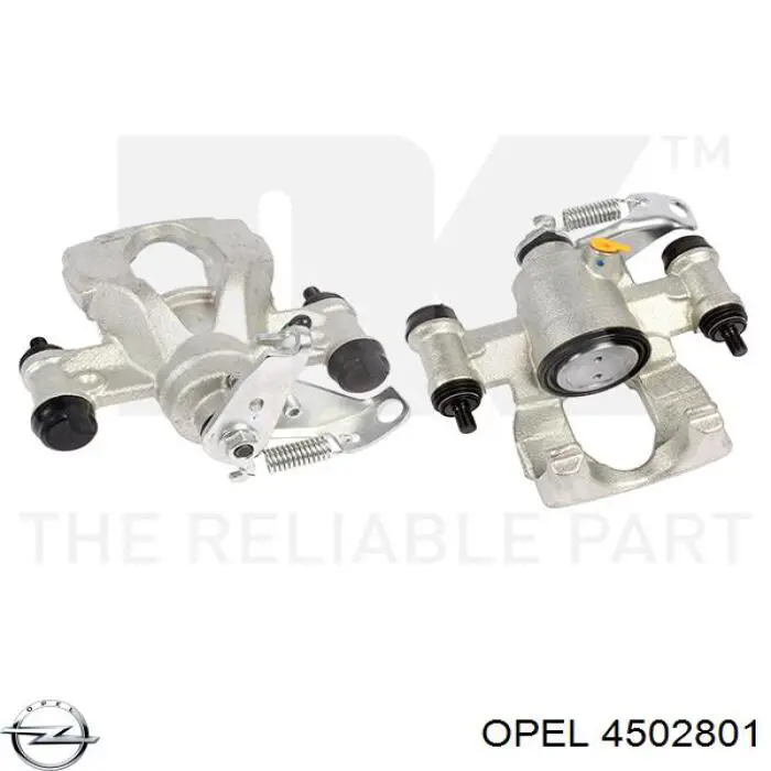 4502801 Opel супорт гальмівний задній лівий