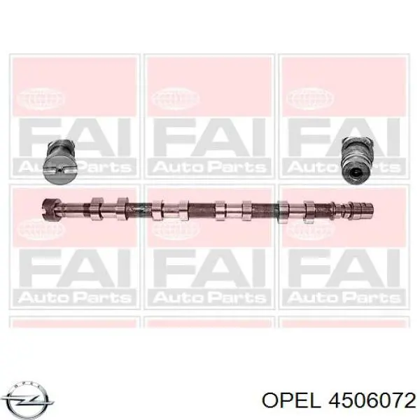 4506072 Opel розподільний вал двигуна випускний
