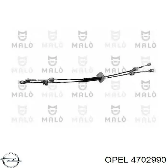 Трос перемикання передач, здвоєний Opel 4702990 ціна, від 86.37 USD