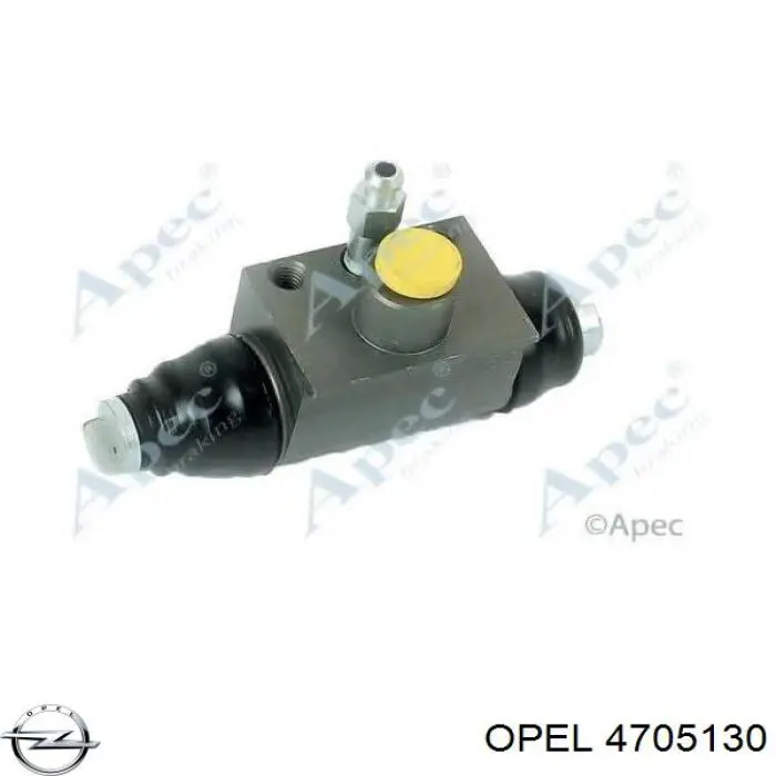 9209092 Opel Циліндр гальмівний колісний/робітник, задній