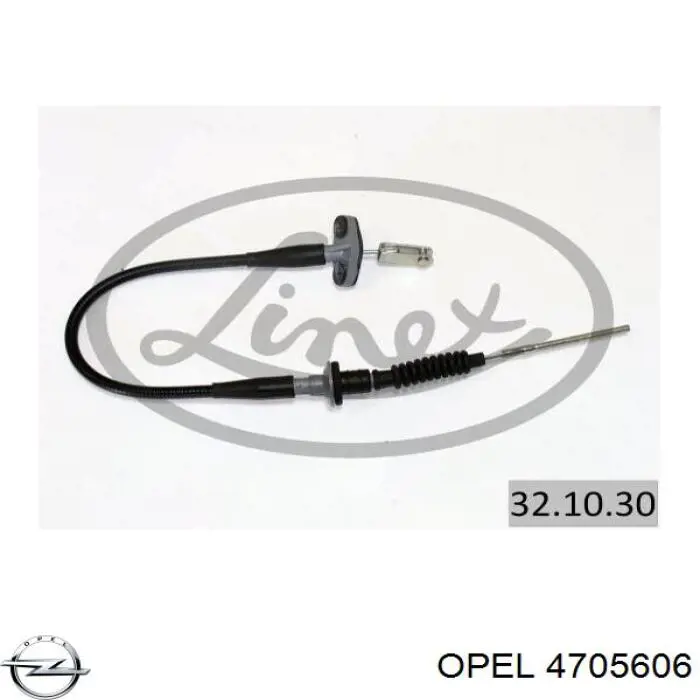 Купити 4705606 Opel Трос зчеплення
