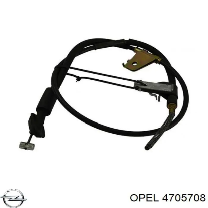 Трос стоянкового гальма задній лівий Opel 4705708 ціна, від 22.40 USD