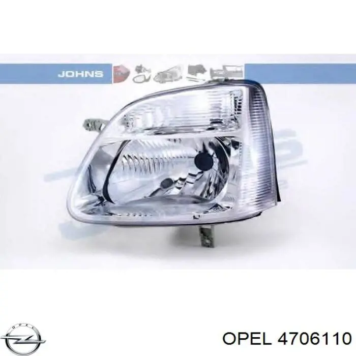 4706110 Opel фара ліва