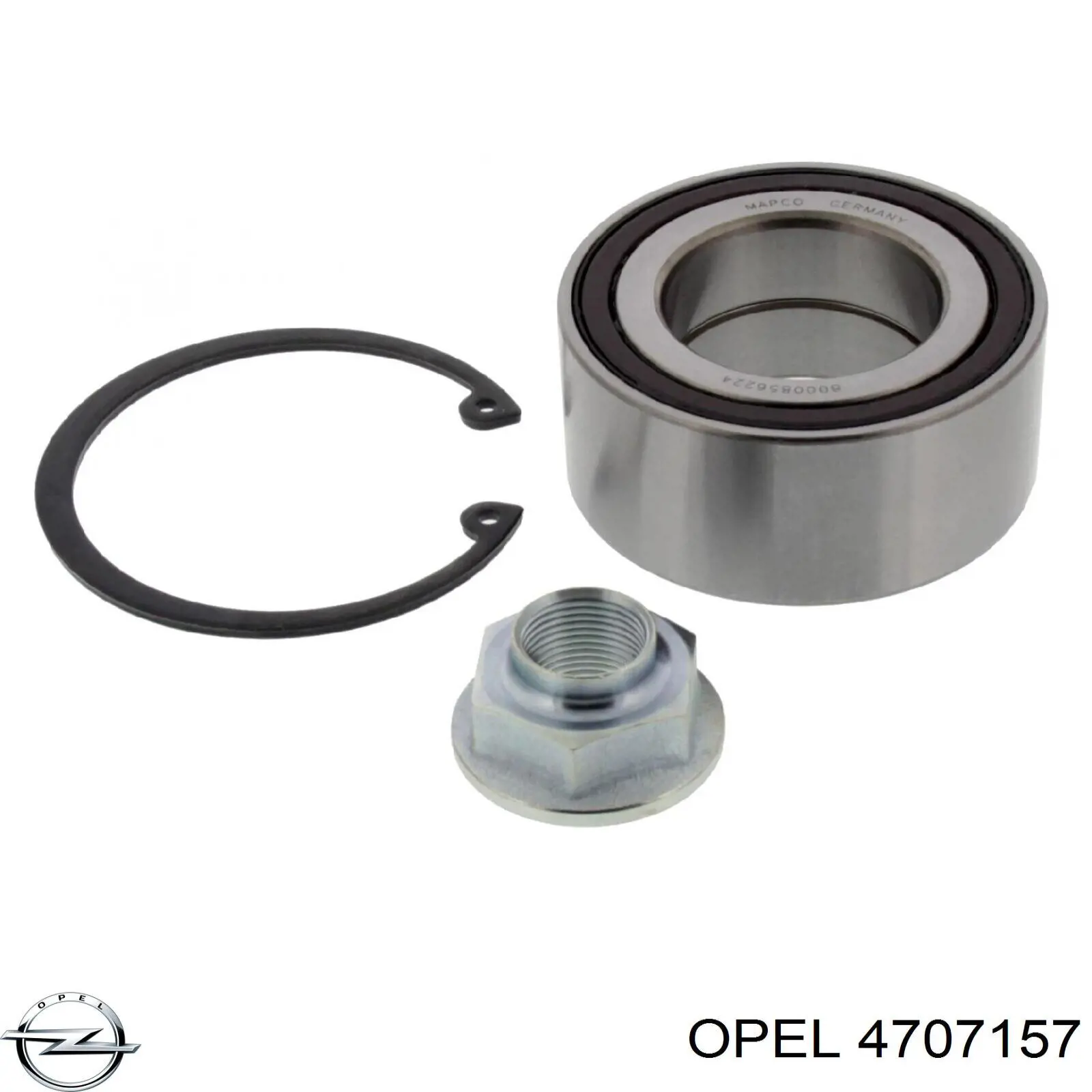 Комплект підшипник маточини передньої Opel 4707157 ціна, від 11.46 USD