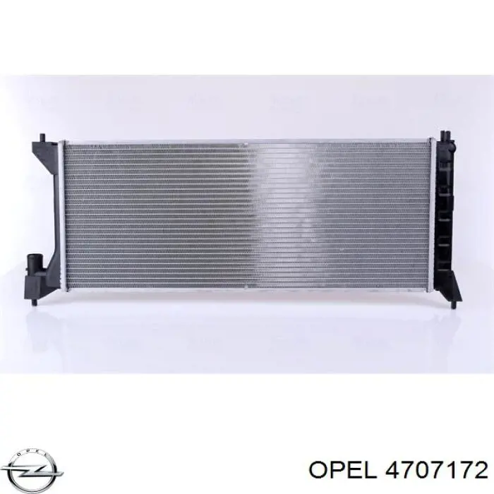4707172 Opel радіатор охолодження двигуна