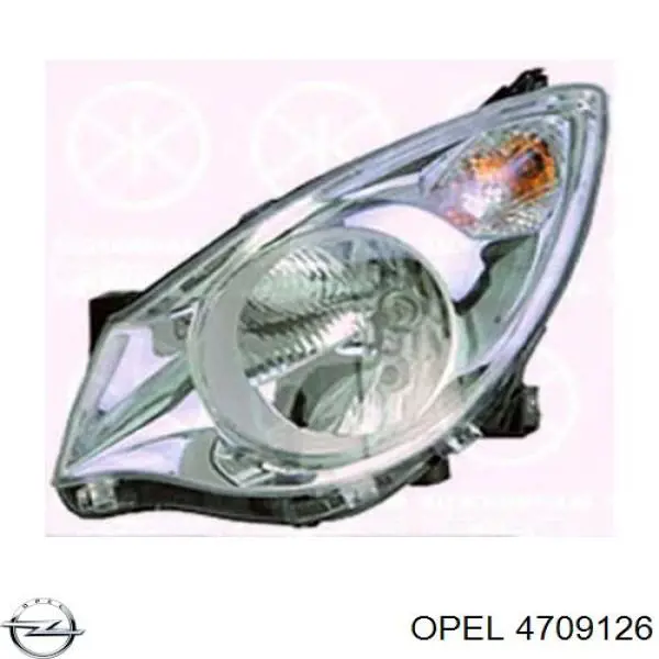 Фара ліва передня Opel 4709126 ціна, від 131.45 USD
