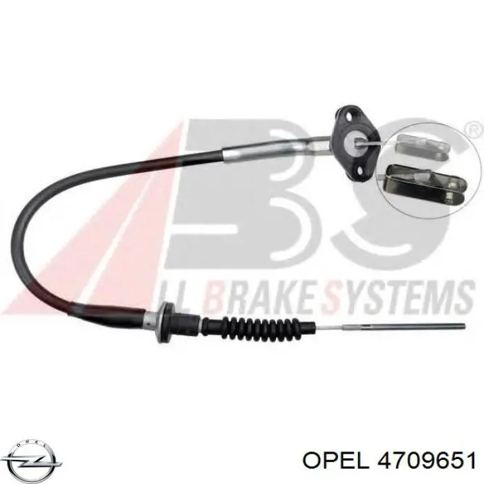 4709651 Opel Трос зчеплення