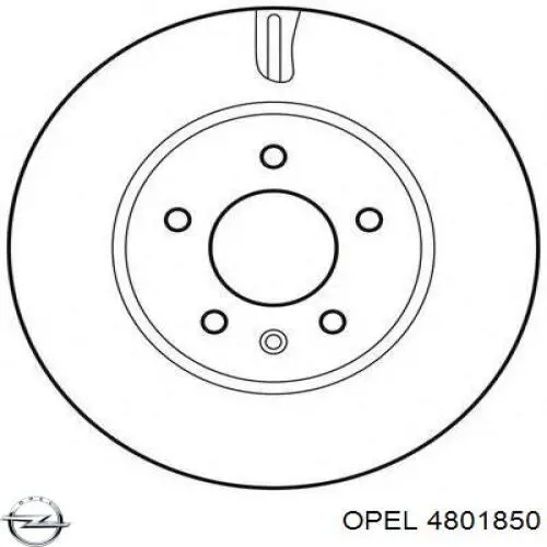 Диск переднього гальма Opel 4801850 ціна, від 53.39 USD