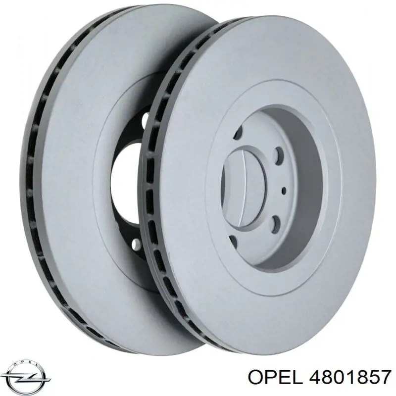 Диск гальмівний задній Opel 4801857