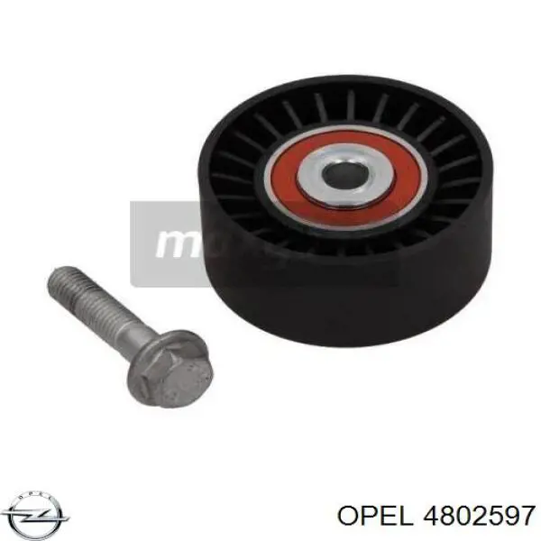 4802597 Opel ролик приводного ременя, паразитний