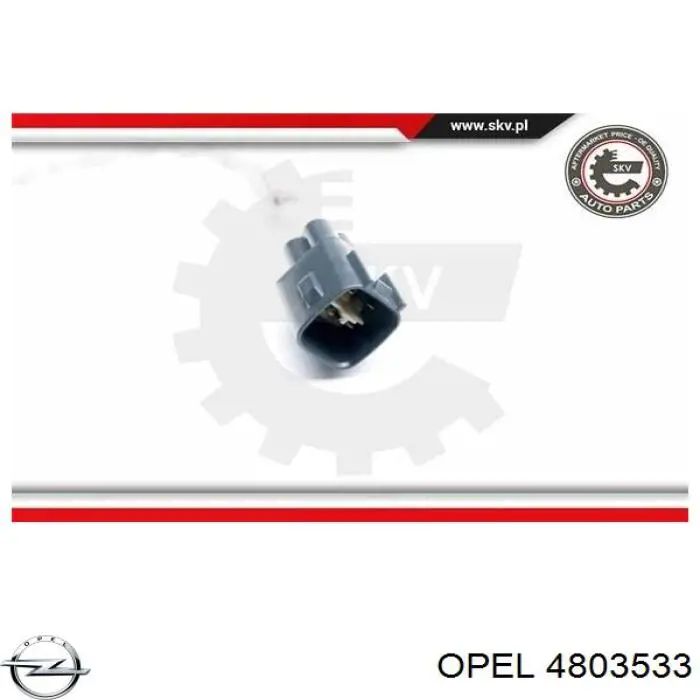 Лямбдазонд, датчик кисню до каталізатора Opel 4803533 ціна, від 29.14 USD