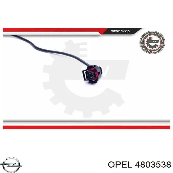 Датчик температури відпрацьованих газів (ВГ), перед фільтром сажі Opel 4803538 ціна, від 44.27 USD