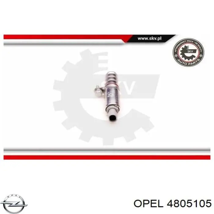 Клапан електромагнітний положення (фаз) распредвала, лівий Opel 4805105 ціна, від 25.31 USD