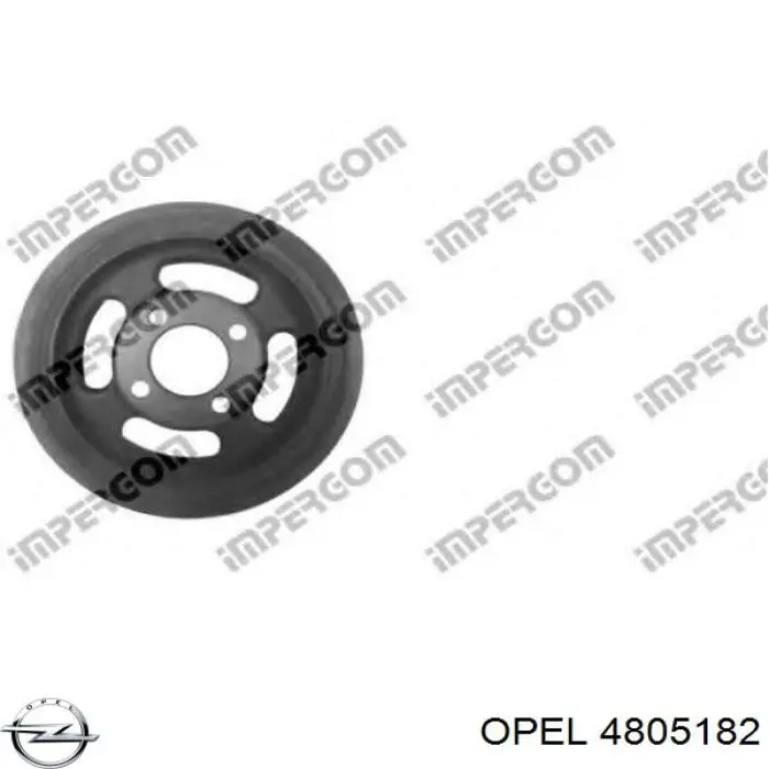 Шків колінвала (демпфер ) Opel 4805182 ціна, від 45.88 USD
