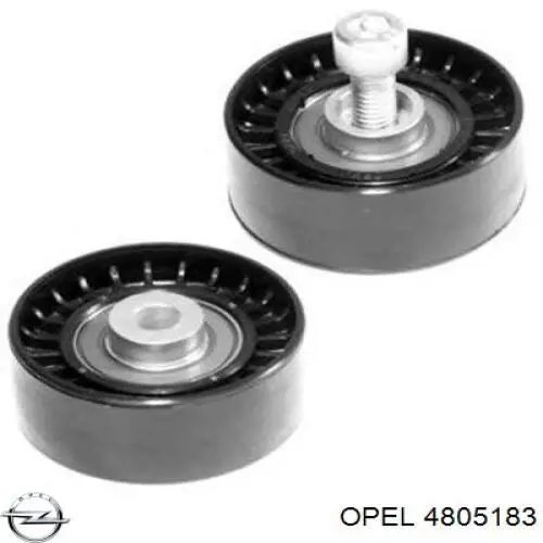 4805183 Opel ролик приводного ременя, паразитний
