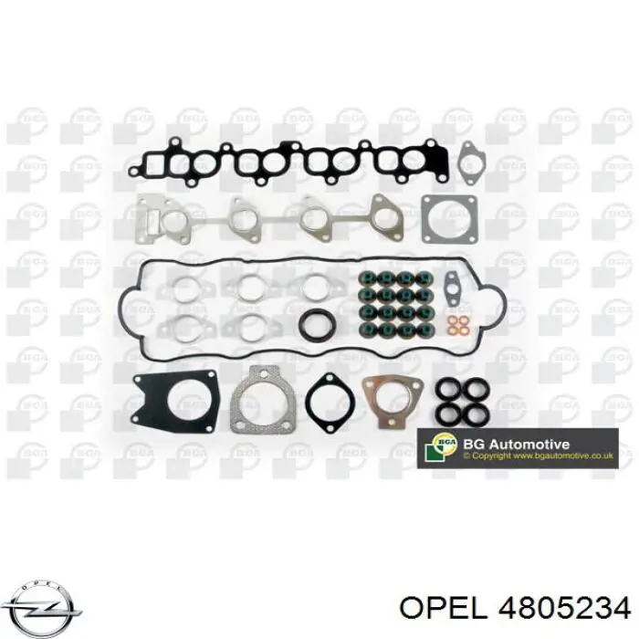 Прокладка випускного колектора Opel 4805234 ціна, від 10.07 USD