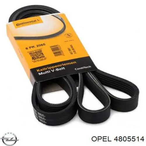 Клиновий ремінь Opel 4805514 ціна, від 23.17 USD