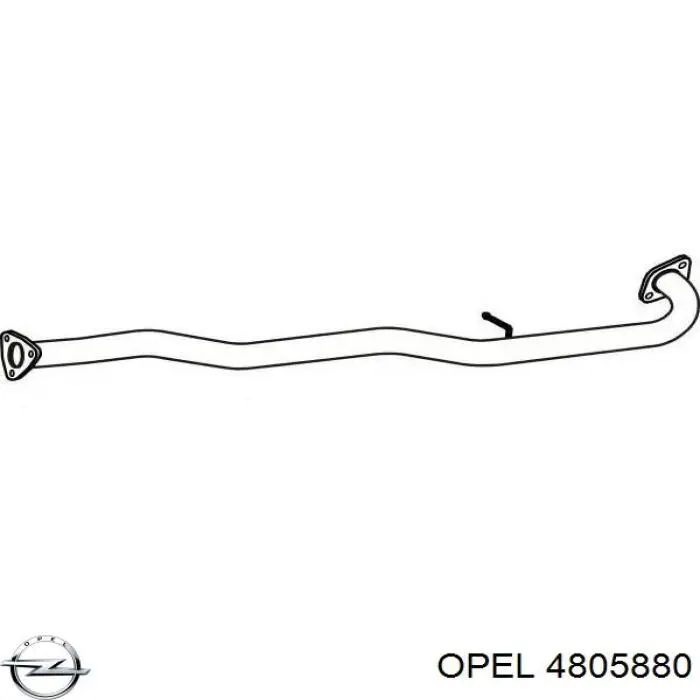 Глушник Opel 4805880 ціна, від 82.44 USD