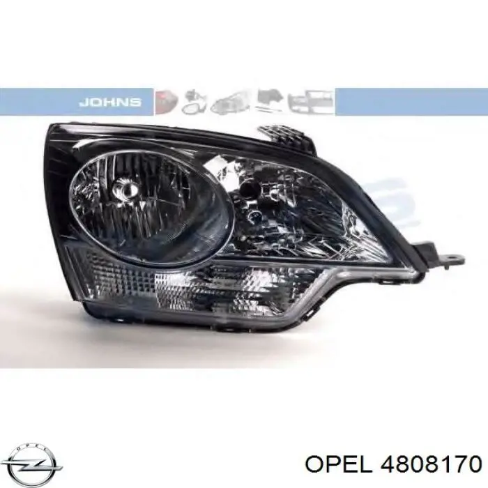 Фара передня права Opel 4808170 ціна, від 134.10 USD
