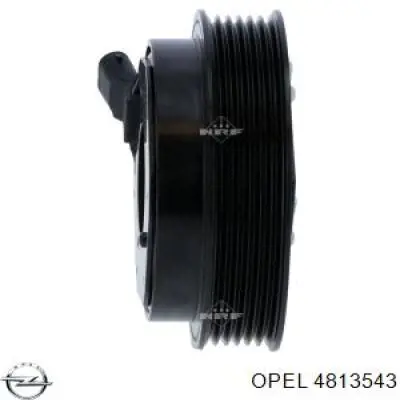 Компресор кондиціонера 4813543 Opel