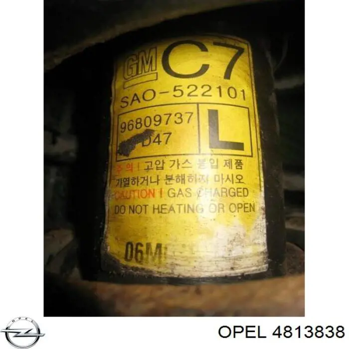 Купити 4813838 Opel Амортизатор передній, правий