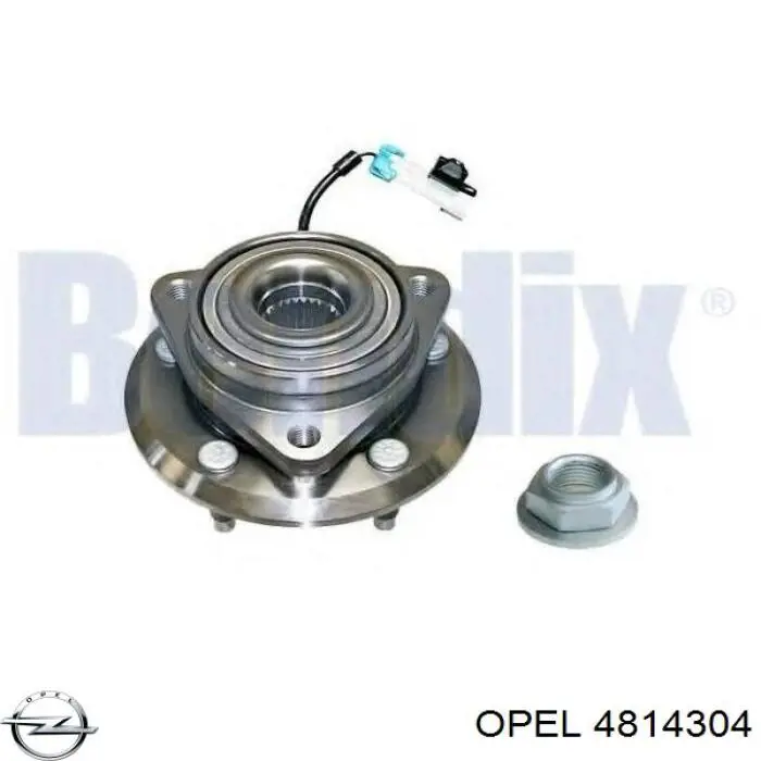 Маточина колеса передня Opel 4814304 ціна, від 68.22 USD