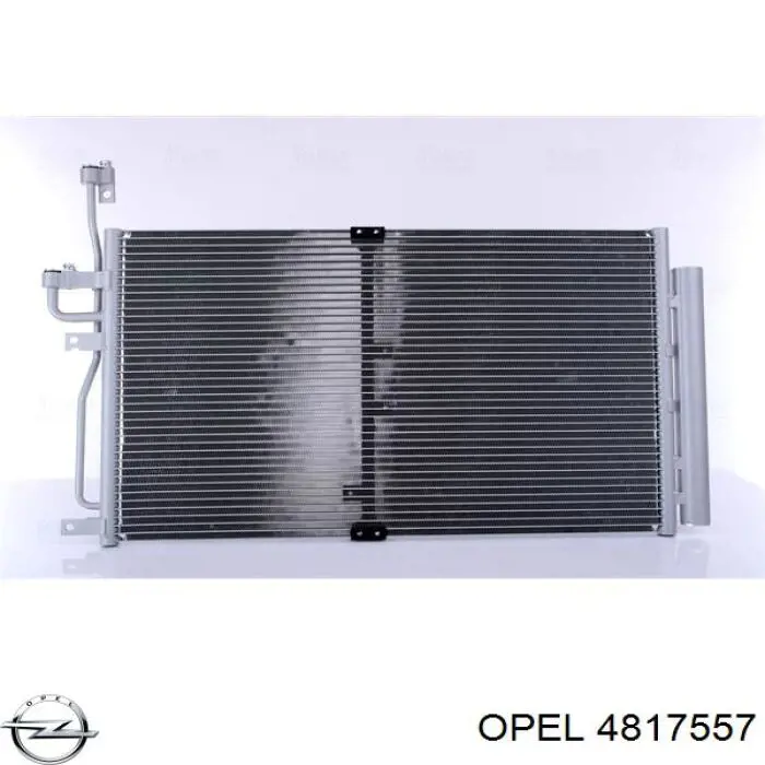 4817557 Opel радіатор кондиціонера