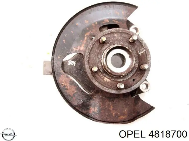 Цапфа поворотного кулака Opel 4818700 ціна, від 82.30 USD
