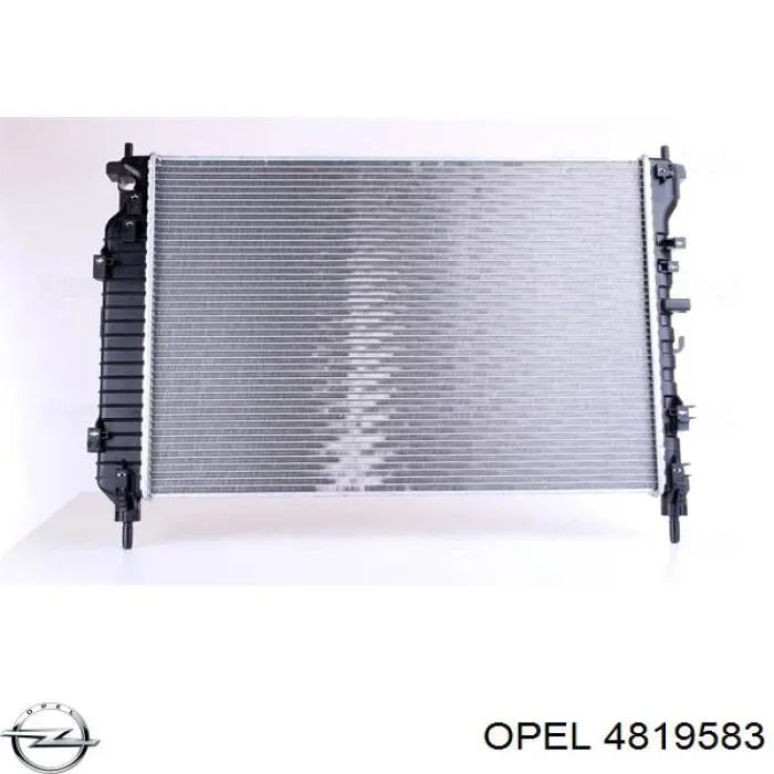 4819583 Opel радіатор пічки (обігрівача)