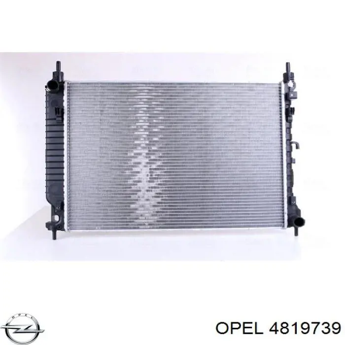 Купити 4819739 Opel Радіатор двигуна