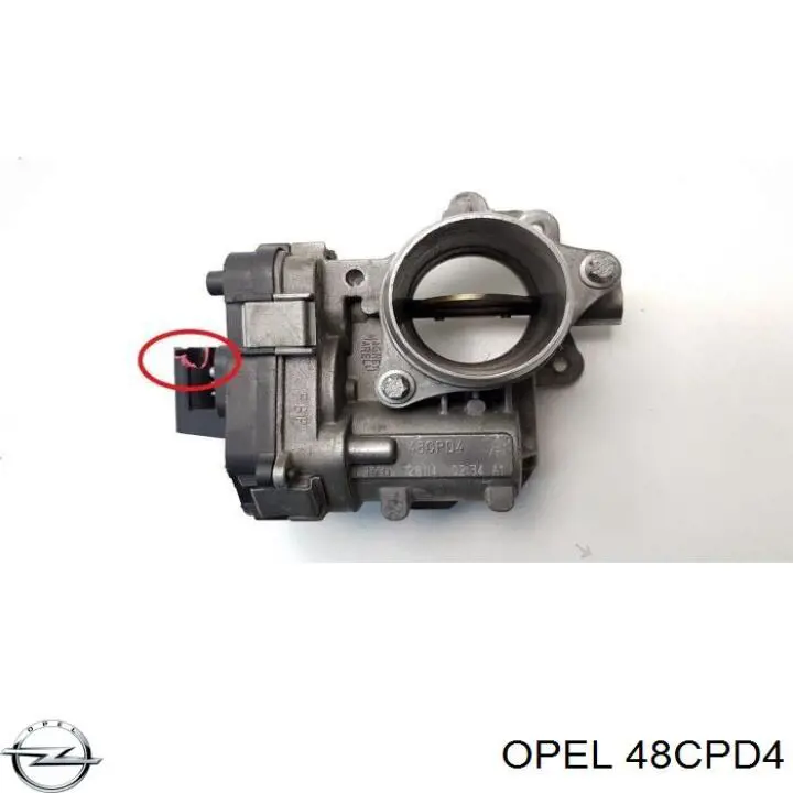 Блок дросельної заслінки Opel 48CPD4 ціна, від 84.55 USD