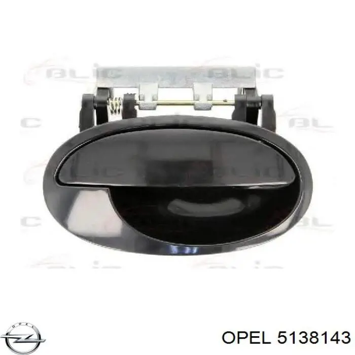 Купити 5138143 Opel Ручка задньої двері зовнішня права