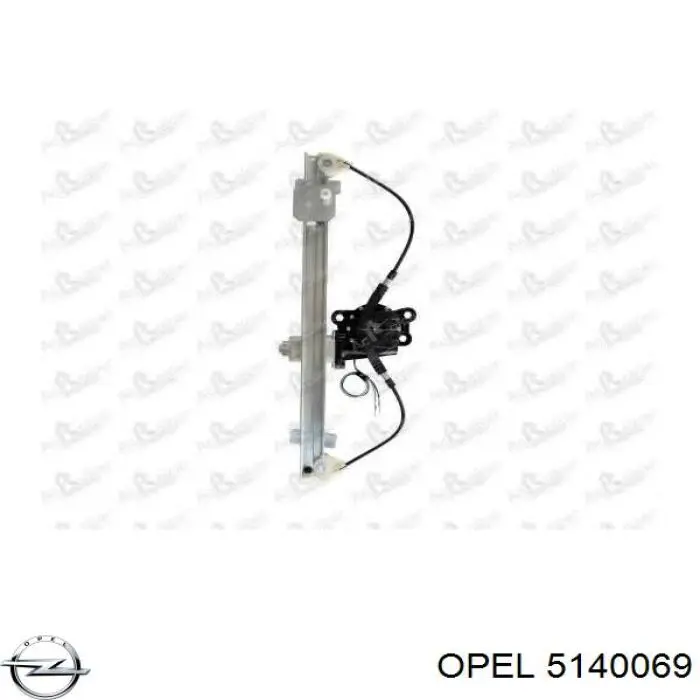 Купити 5140069 Opel Механізм склопідіймача двері задньої, лівої