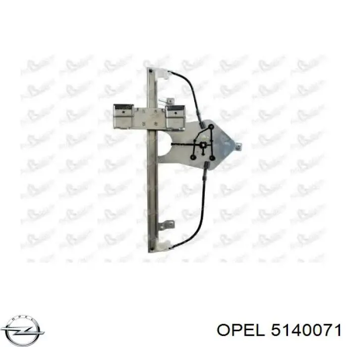 Склопідйомник задніх лівих дверей Opel 93367905 ціна, від 168.94 USD