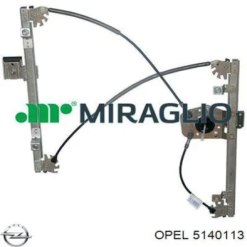 Склопідйомник передньої лівої двері AC1073 Magneti Marelli