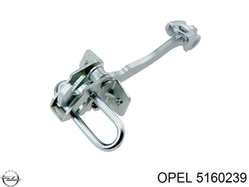 5160239 Opel обмежувач відкриття дверей, передній