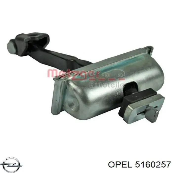 5160257 Opel Обмежувач відкриття дверей, передній