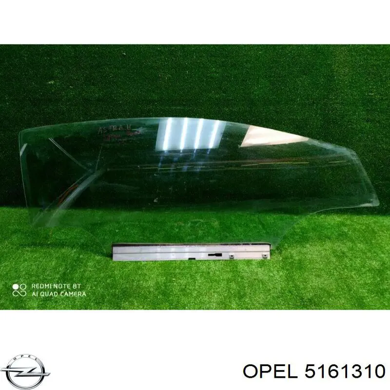 93183613 Opel Скло передніх дверей, правих