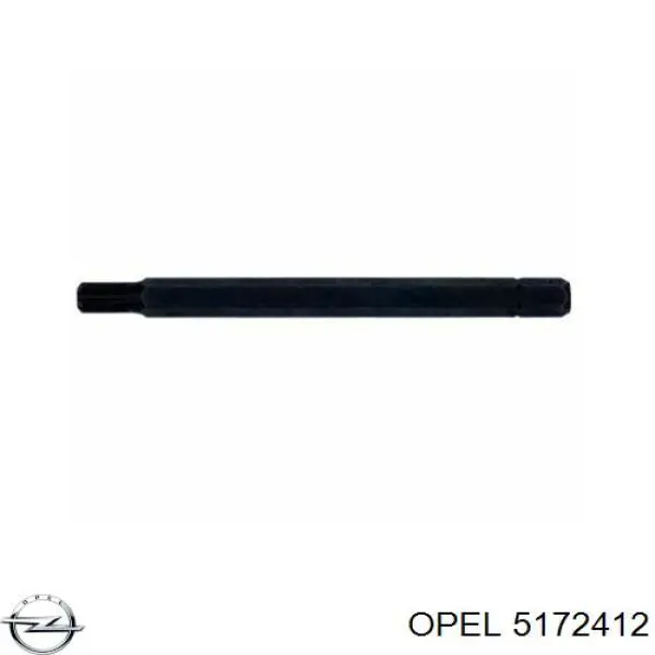 Молдинг задніх правих дверей Opel Astra H (L69) (Опель Астра)