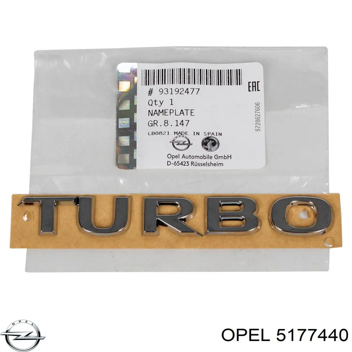  93188809 Opel