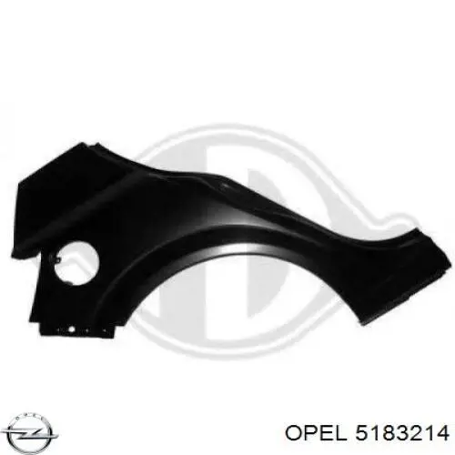 5183214 Opel Крило заднє праве