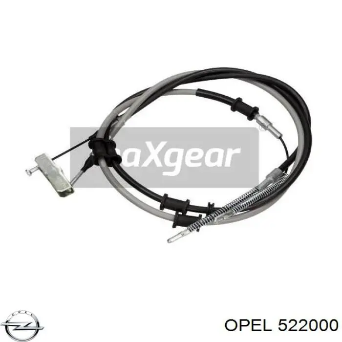 Трос ручного гальма задній, правий/лівий Opel 522000 ціна, від 18.44 USD
