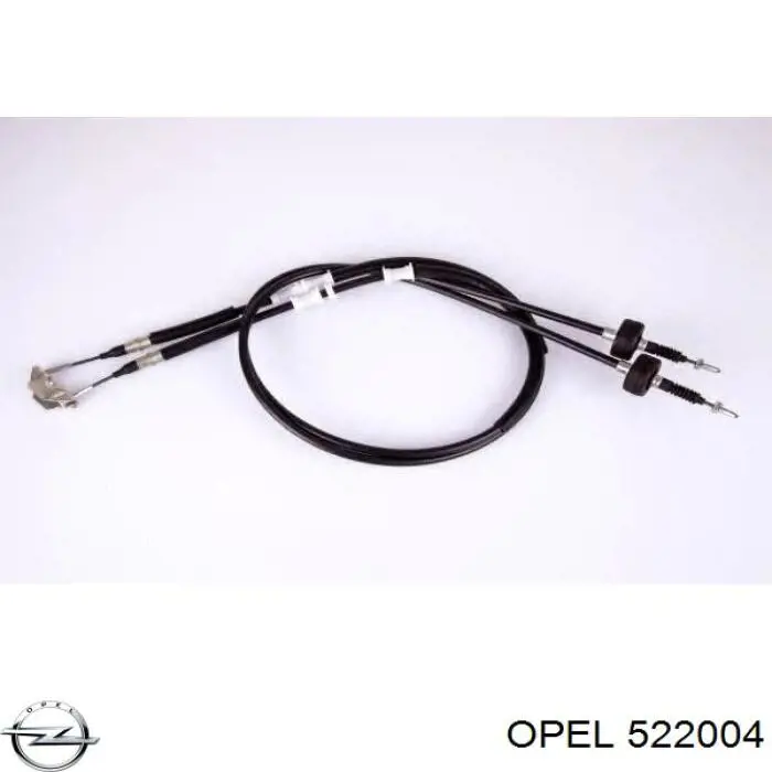 522004 Opel трос ручного гальма задній, правий/лівий