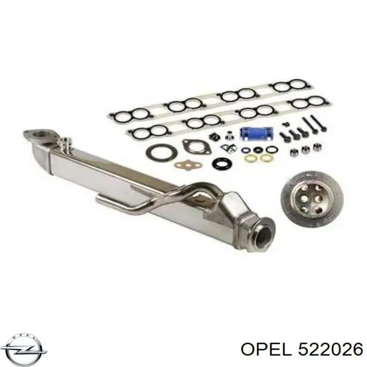 522026 Opel трос ручного гальма задній, правий/лівий